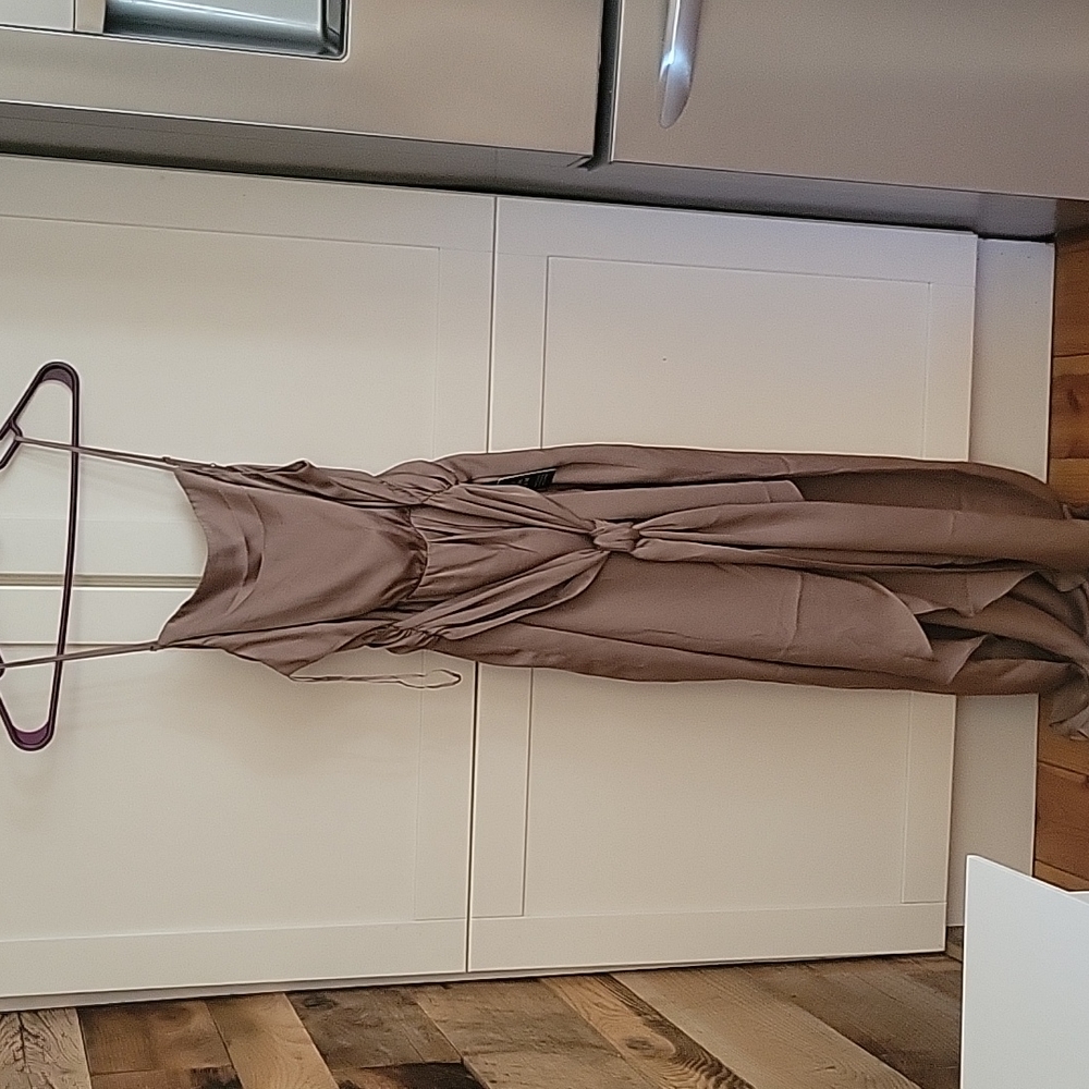 NWT Express Satin Maxi Dress